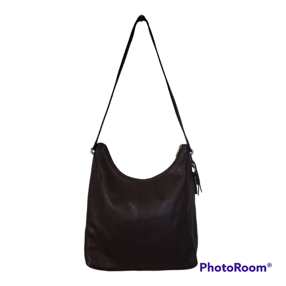 Rolfs Bags Rolfs Dark Brown Genuine Leather Shoulder Bag Poshmark